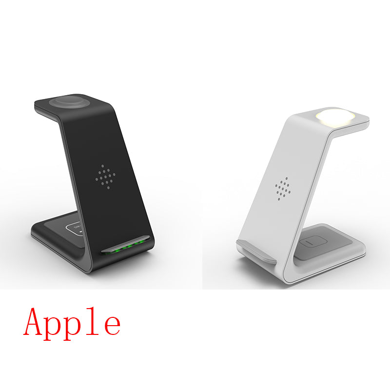 3 In 1 Fast Charging Station Wireless Charger Stand - Panda-Fashion